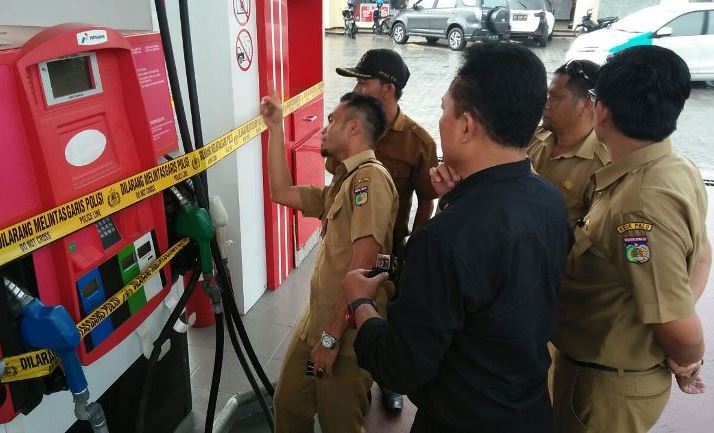 SPBU Milik PT Trio Celebes Media Energi  Disegel Karena Curangi Takaran,Pertamina Bungkam