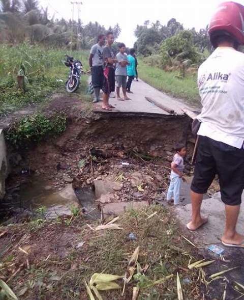 Banjir Hingga Putusnya Akses Jalan Melanda Dua Desa di Ongka Malino,Parimo