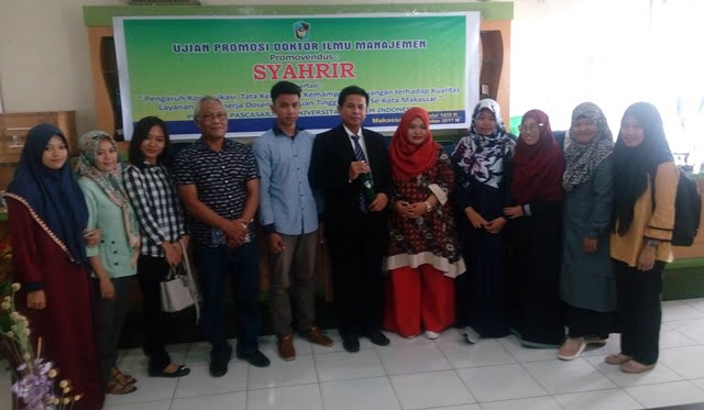 Syahrir  Doktor Manajemen  ke-209 UMI Makassar