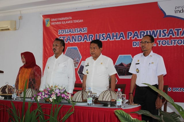 Dinas Pariwisata Propinsi Gelar Sosialisasi Standar  Usaha Guna Menunjang Sektor Pariwisata di Tolitoli