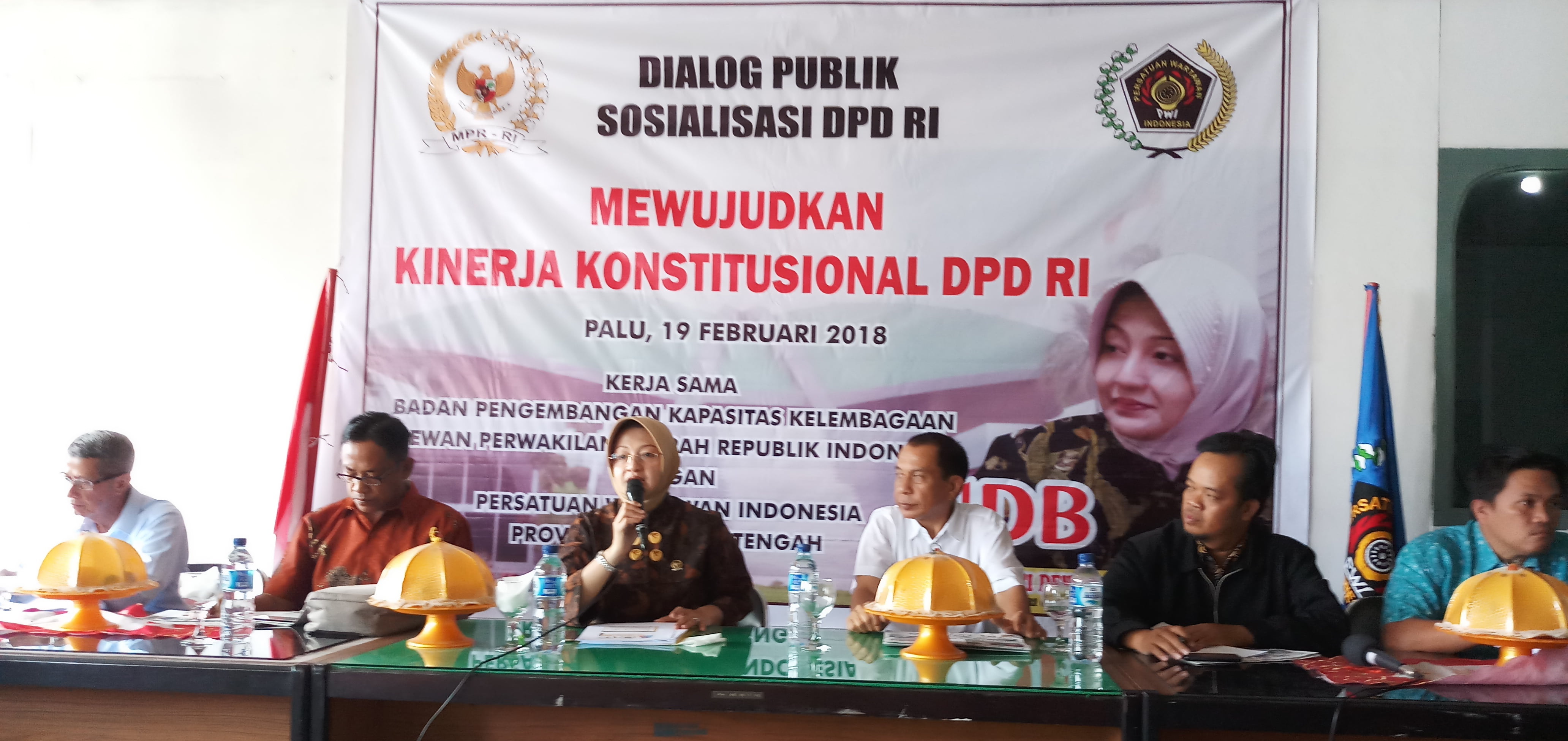 DPD Dianggap Ban Serep di Parlemen, NDB curhat di Hadapan Pewarta
