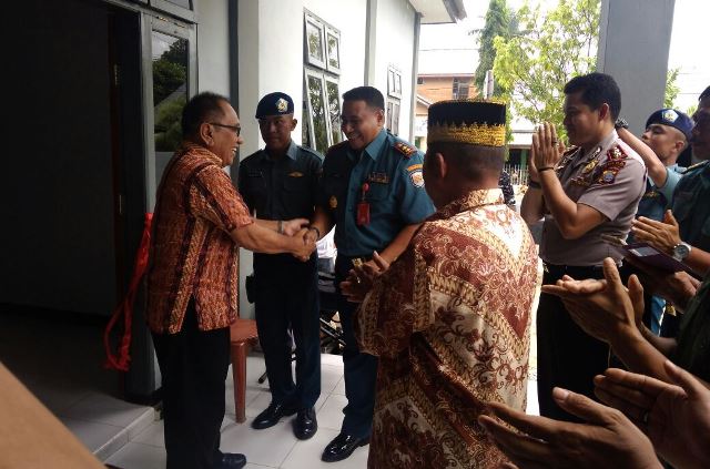 Potong Tumpeng Tandai Peresmian Pos Angkatan Laut di  Buol