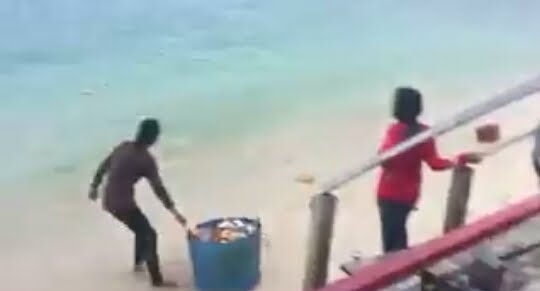 Viral Warga Buang Sampah di Laut,Menteri KP Susi Kritisi Pemda Donggala