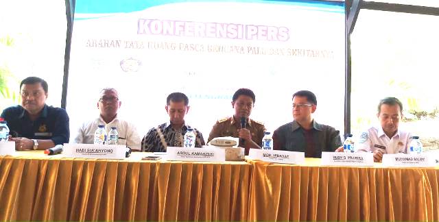 Kementrian ATR/BPN Rekomendasikan Pemanfaatan Ruang Kawasan Rawan Bencana Untuk Kota Palu dan Sekitarnya