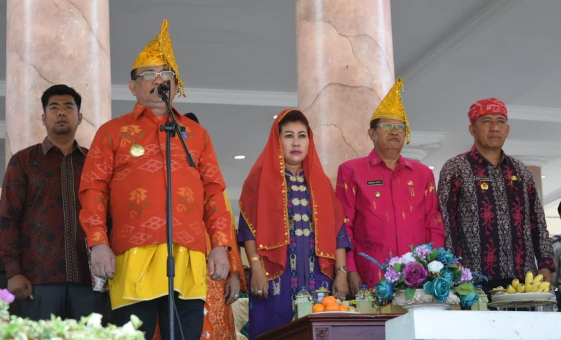 Asisten II Kota Palu Hadiri Upacara HUT Kabupaten Parimo Yang ke 17