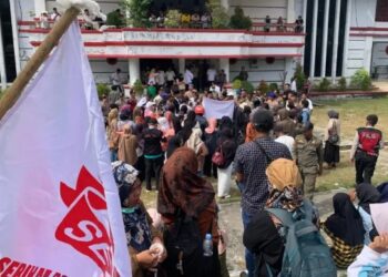 Honorer Donggala Datangi Kantor Dprd ,Menyampaikan Orasinya Terkait Status Kepegawaian