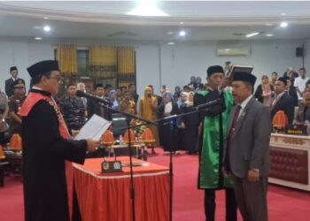 Yasin Lataka Resmi Jabat Ketua DPRD Donggala Sisa Masa Jabatan 2024–2029