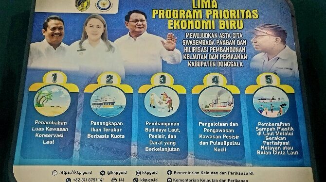 Donggala Perkuat Ekonomi Biru, Capaian 70 Persen