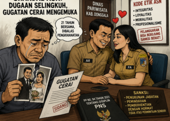 Skandal Dugaan Perselingkuhan ASN Mengemuka, Rumah Tangga 21 Tahun Berujung Gugatan Cerai