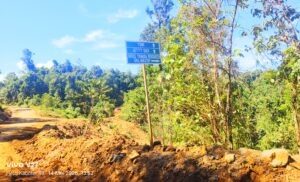 Ruas Jalan Propinsi Towi-Ganda Ganda- Tatawa, ( foto: Portalsulawesi. I'd) 